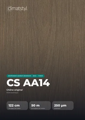 Couverture de la fiche technique CS AA14