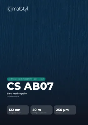 Couverture de la fiche technique CS AB07 Navy