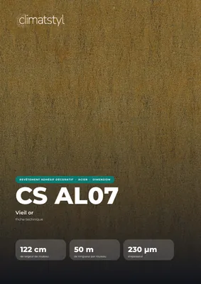 Couverture de la fiche technique CS AL07 Old Gold