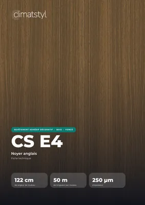 Couverture de la fiche technique CS E4 English Walnut
