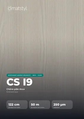 Couverture de la fiche technique CS I9 Pale Oak