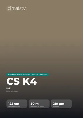 Couverture de la fiche technique CS K4 Khaki