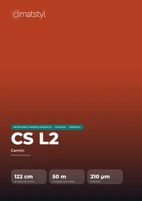 Couverture de la fiche technique CS L2 Carmine