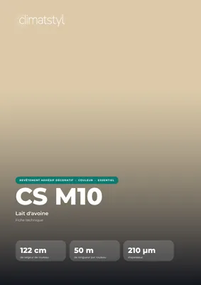 Couverture de la fiche technique CS M10 Oat Milk