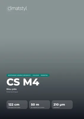 CS M4 Pale Blue : couverture de la fiche technique