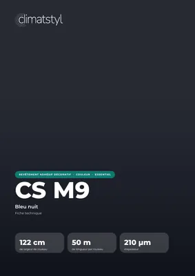 Couverture de la fiche technique CS M9 Midnight Blue