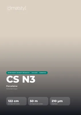 Couverture de la fiche technique CS N3