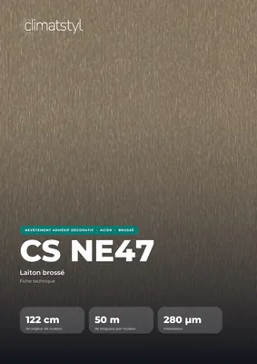 Couverture de la fiche technique CS NE47 Hard Brass