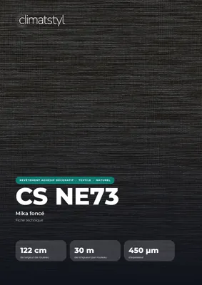 Couverture de la fiche technique CS NE73