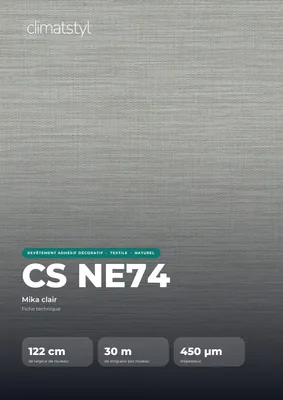 Couverture de la fiche technique CS NE74