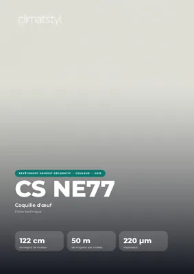Couverture de la fiche technique CS NE77 Eggshell