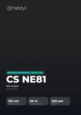 Couverture de la fiche technique CS NE81 Eclipse