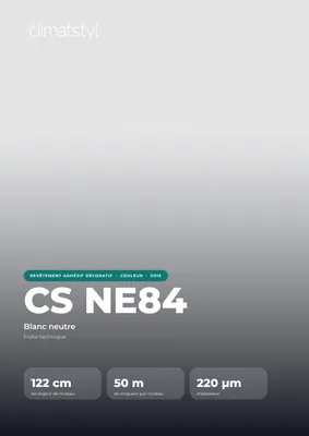 CS NE84 Blank : couverture de la fiche technique