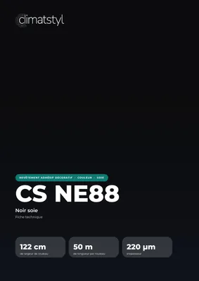 Couverture de la fiche technique CS NE88 Black
