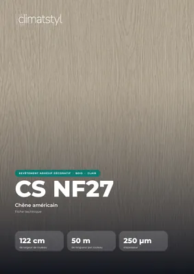 Couverture de la fiche technique CS NF27 American Oak