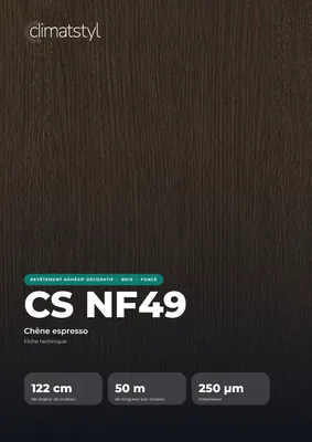Couverture de la fiche technique CS NF49