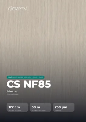 Couverture de la fiche technique CS NF85 Pure Ash