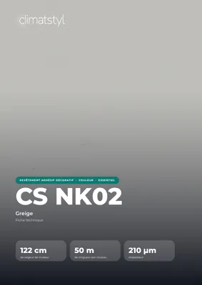 Couverture de la fiche technique CS NK02 Greige