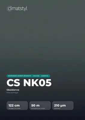 Couverture de la fiche technique CS NK05 Obsidian