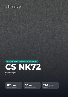 Couverture de la fiche technique CS NK72