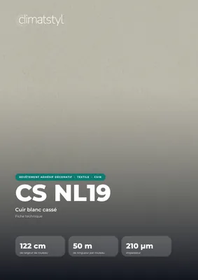 Couverture de la fiche technique CS NL19 Bone