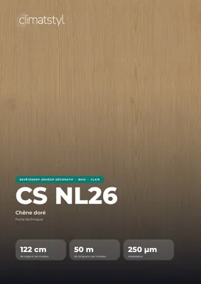 Couverture de la fiche technique CS NL26