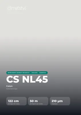 CS NL45 Cotton : couverture de la fiche technique