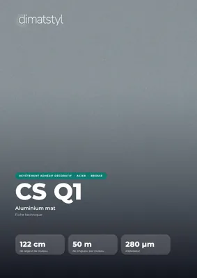 Couverture de la fiche technique CS Q1 Mat Aluminium