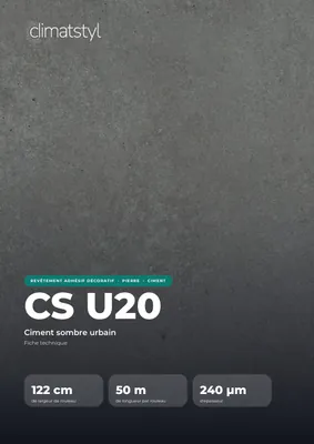 Couverture de la fiche technique CS U20