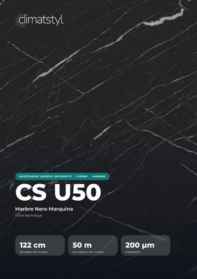Couverture de la fiche technique CS U50 Nero Marquina